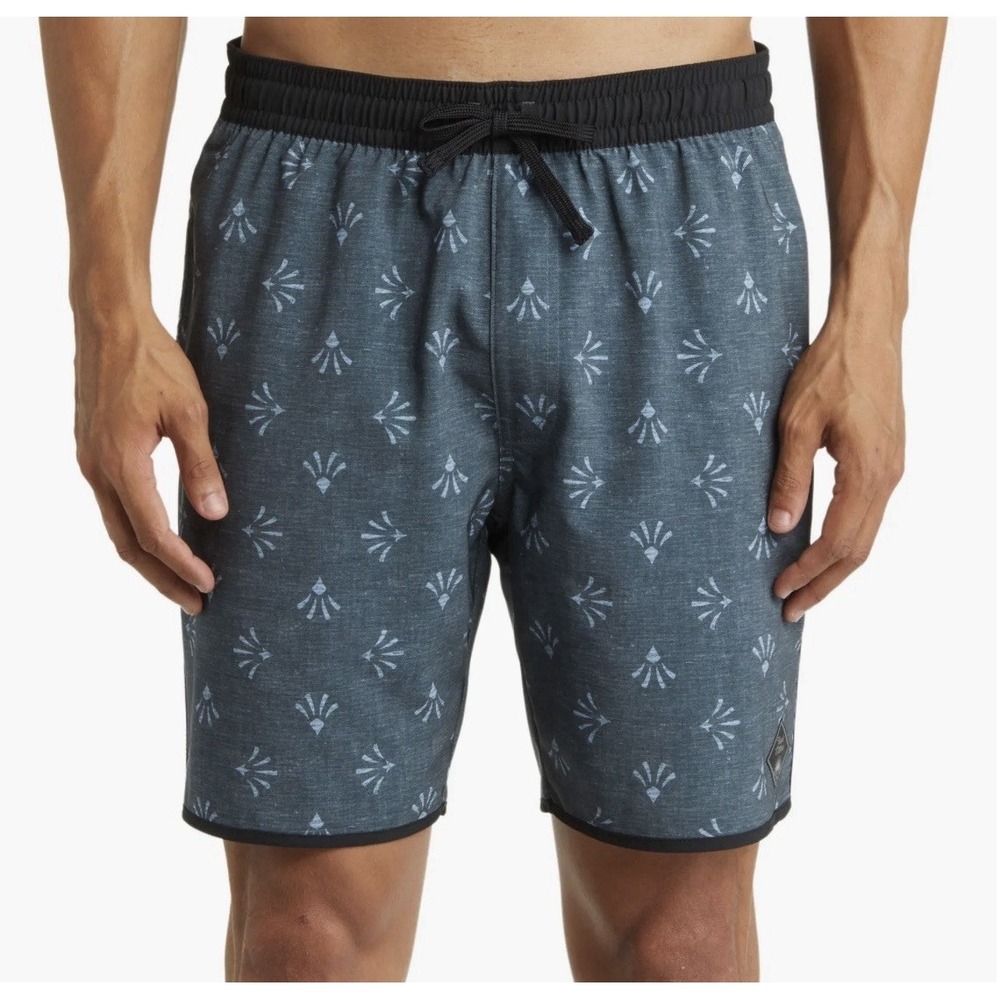 Travis Mathew Terrace‎ Park Unlined Mens Swim Trunks shorts Sz Large 8in Inseam